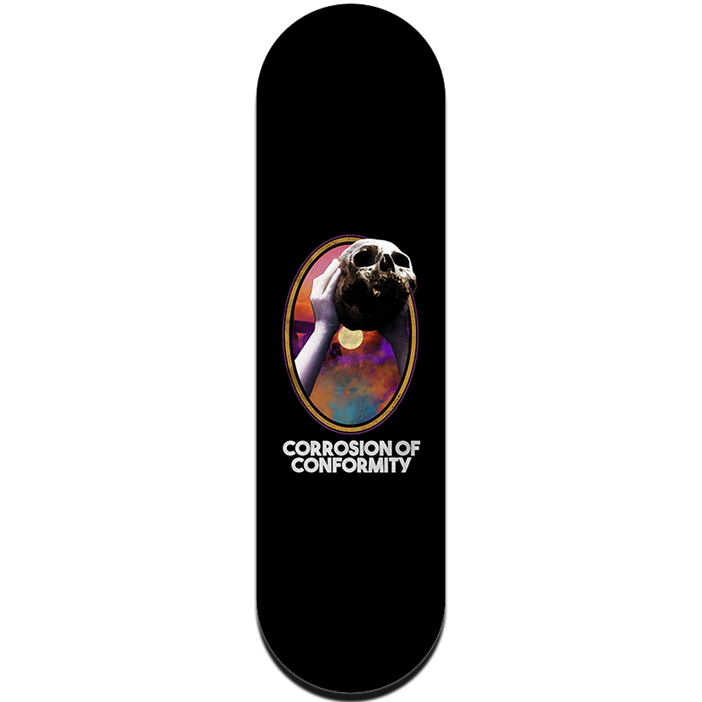 COC Skateboards No Cross No Crown Skull skateboard