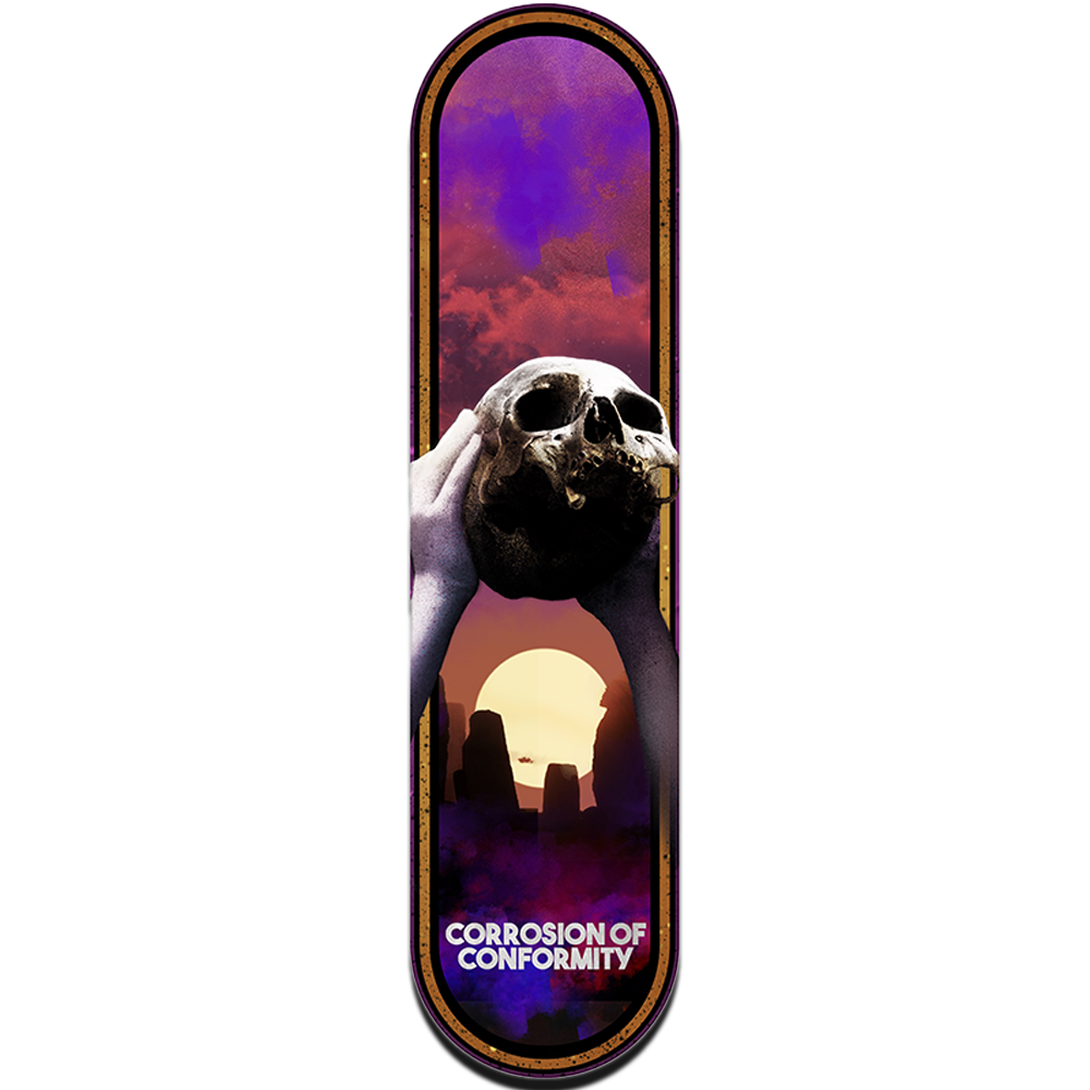 COC Skateboards No Cross No Crown Skull Color skateboard